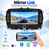 Autoradio Android GPS Wifi FM DVR Pour Fiat 500 2016-2019 Autoradio Android Affichage multi-écrans Radio Android de voiture