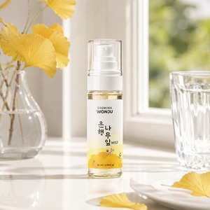 Brume visage éclatante, brume apaisante pour le visage, soin botanique pour tous types de peau, eau de feuille de ginkgo, brume tonifiante pour la peau, brume rafraîchissante pour le visage - Product Image 1