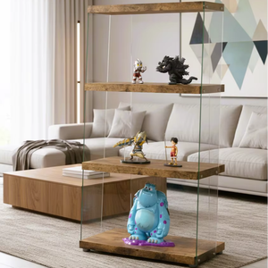 Estantes de vidrio templado para exhibición de mesa para hotel, almacén, supermercado, taller, Villa, artículos para sala de estar, boutique de la tienda de la TMG-H131 - Product Image 1