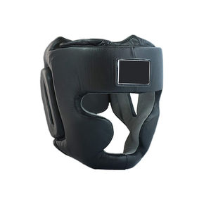 Boxing <b>Training</b> Protection <b>Head</b> Guard White Full Face Fly Boxing <b>Head</b> Guard Genuine Leather - Product Image 1