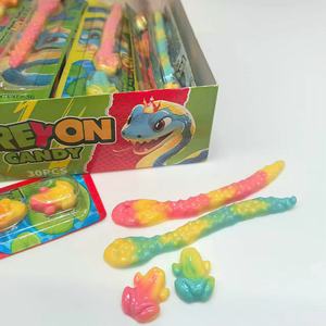 <span class=keywords><strong>ราคา</strong></span>ส่งจากโรงงาน รับผลิตแบบ OEM ลูกอมเยลลี่ผลไม้ รูปทรงกบและงู ลูกอมหวาน ฮาลาล - Product Image 4