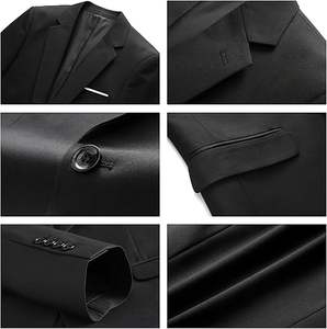 Trajes Formales de Negocios para Hombre de Doble Botonadura, Personalizables, de Buena Calidad, Antiarrugas, Corte Entallado, Tallas Grandes, Blazer Casual para Boda - Product Image 5