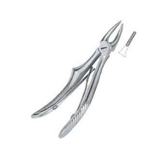 Forceps manuels d'extraction dentaire de qualité supérieure, modèle Fig.137, en acier inoxydable, certifiés CE, instruments chirurgicaux personnalisés, vente chaude - Product Image 1