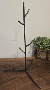 Modern Black Metal <b>Mug</b> <b>Tree</b> Holder Stand With Multiple Hooks Freestanding Coffee Cup Storage Rack For Kitchen storage Use - Product Image 4