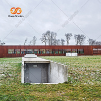 Revestimiento de Pared Metálico Moderno de Acero Corten y Aluminio, Cortado con Láser, para Fachadas Exteriores, Paneles de Muro Cortina, Certificado ISO 9001, 5 Años de Garantía