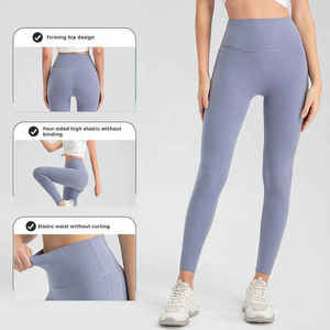 Seamless Scrunch <b>Butt</b> Yoga Pants Lifting Effect Booty <b>Enhancing</b> Leggings - Product Image 4