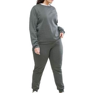 Conjunto deportivo de dos piezas para mujer, ropa informal de tela suave, cómoda para el gimnasio, el entrenamiento, el descanso y el uso diario. - Product Image 2