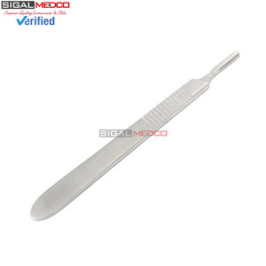 Manche de scalpel manuel de qualité supérieure, 20 lames chirurgicales stériles certifiées CE, coupe durable, résistant à la rouille, qualité médicale - Product Image 3