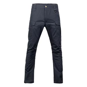 <b>Men's</b> Tactical Cargo <b>Pants</b> Workwear Style Canvas Material High Waist Multiple Pockets Quick Dry Straight Fit Autumn Wear - Product Image 2