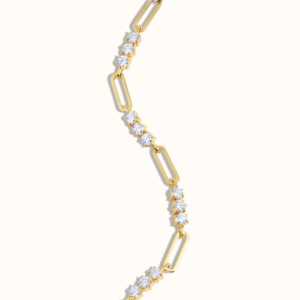 Pulseras de Cadena Fina con Eslabones Redondos de Plata de Ley S925 con Diamantes Cultivados en Laboratorio VVS, Simples y Elegantes, que Atraen la Buena Fortuna, para Damas - Product Image 4