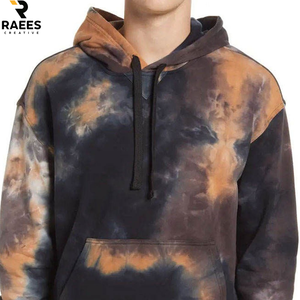 Streetwear de haute qualité, vêtements pour hommes personnalisés, best-sellers, design OEM, couleurs unies, basiques, coton mélangé, tie-dye, sweats à capuche pour hommes - Product Image 5