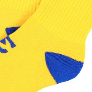 Chaussettes de sport unisexes Sigma Gamma Rho 1922 en coton, bleu roi et or, longueur mi-mollet, motif lettres grecques de la sororité, pour tenue décontractée et sportive - Product Image 6