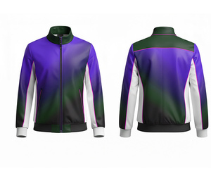 Chaqueta Personalizada con Cierre Completo y Opciones de Diseño Ilimitadas, Ropa Deportiva para Correr y Hacer Ejercicio, Cálida, Transpirable y de Secado Rápido |   Tallas Hombre Mujer Juvenil - Product Image 3