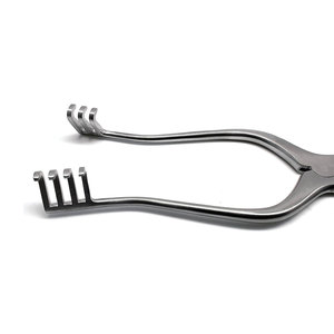 Rétracteur manuel Weitlaner en acier inoxydable, instrument chirurgical auto-serrant, utilisation en chirurgie générale, certifié CE Classe I - Product Image 4