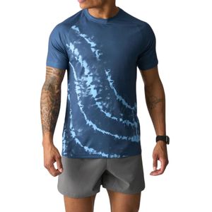 Men Tie Dye Graphic Printed <b>Sleeveless</b> <b>T</b> <b>Shirt</b> Crew Neck Mesh Running Tank Top Quick Dry Gym Vest Custom Wholesale Sportswear - Product Image 1