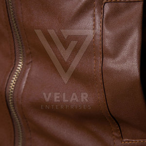 Chaqueta de Cuero para Hombre, Diseño Moderno, Transpirable, Informal, Invierno, Color Liso, Alta Calidad, Ligera, Venta en Línea - Product Image 4