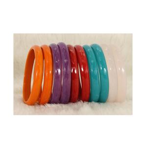 Unique Design Printed Bangle At Low Price 100% Handmade Indian Handicrafts Round Shape Wood Bangle for Women Gift Use - Product Image 6