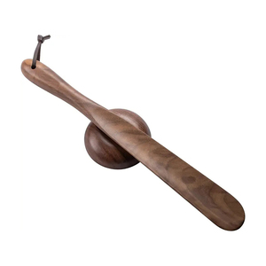 Accessoire de chambre d'hôtel : Chausse-pied en bois élégant, portable, de luxe, haut de gamme et confortable - Product Image 4