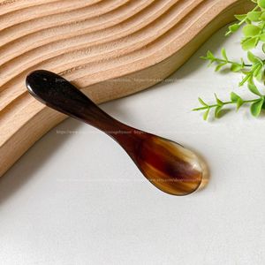Handcrafted Natural Horn Spoon Set Classic Design Long Handle <b>Mirror</b> Polish Eco-Friendly Creative <b>Shell</b> Utensils Party - Product Image 2