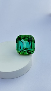 Turmalina natural afgana azul verdosa, corte cojín, sin tratamiento térmico, piedra suelta para joyería fina. - Product Image 6