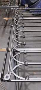 Panneau décoratif de balustrade de balcon en fonte victorienne traditionnelle, résistant à la rouille, à fixer au mur extérieur - Product Image 6