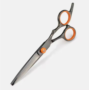 กรรไกรตัดผมคุณภาพสูงสีดำทอง สำหรับมืออาชีพ ทำจากสแตนเลส ยี่ห้อ Ariston international - Product Image 6