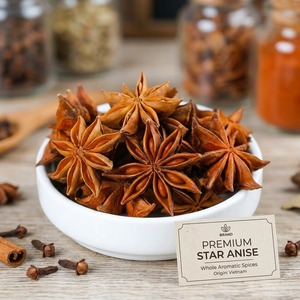 Gros en gros : Gousse d'anis étoilé entière séchée, épice brute, nouvelle récolte, assaisonnement pour la pâtisserie, le thé, la cuisine et la transformation alimentaire - Product Image 2