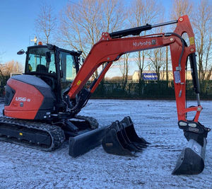 Mini-excavatrice diesel compacte Kubota KX033-4 à prix d'usine, avec hydraulique auxiliaire et option cabine – Vente chaude en Autriche - Product Image 4
