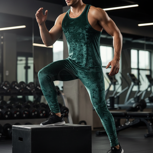 Leggings de sport pour hommes, élégants et tendance, personnalisables avec votre propre design, vente en gros, compression, ajustés, respirants - Product Image 3