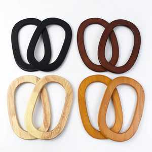 Asa Redonda de Madera Natural de Primera Calidad para Bolsos, Accesorios para Bolsos de Ganchillo DIY - Product Image 4