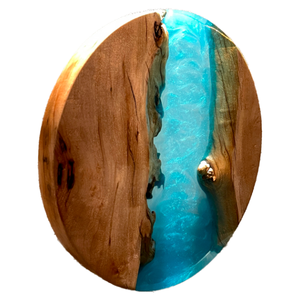 Arte de pared de resina epoxi de madera de lujo para el hogar y la Oficina, comedor, sala de estar, decoración para Hotel, restaurante, Ideas elegantes para colgar en la pared - Product Image 5