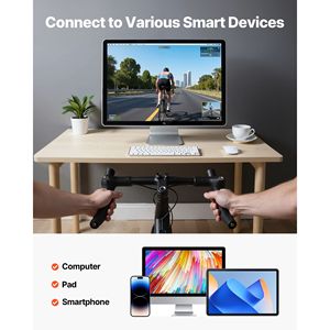 Soporte Estacionario Inteligente para Bicicleta de Ejercicio en Interiores, Entrenador de Bicicleta de 1-13 Niveles con Ruedas de 26-29 Pulgadas 700C para Rueda Delantera - Product Image 3