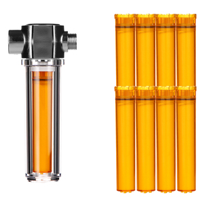 วิตาไอส์แลนด์ วิตาเฟรช ไส้กรองฝักบัววิตามิน พร้อมรีฟิล 8 ชิ้น กำจัดคลอรีน เพิ่มความชุ่มชื้นให้ผิว - Product Image 1