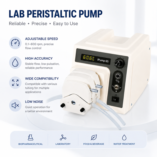 Laboratory Bioreactor Portable Peristaltic Pump Feeding Pump