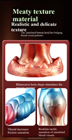 Très Grand Godet de Cheval en Silicone, Plug Anal SM, Jouet Vibrateur Adulte pour Femmes