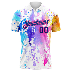 Camiseta de Golf para Hombre de Alto Rendimiento, Camisetas Casuales al por Mayor, Nueva Llegada, Transpirable, de Secado Rápido, Jersey Personalizado de Manga Corta, Color Sólido - Product Image 4