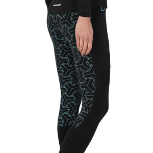 Leggings de equitación personalizados al por mayor para mujer con asiento de silicona, panel de malla y spandex de alto rendimiento, diseño a medida - Product Image 3