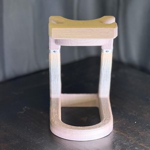 Wooden Wine bottle and Glass Holder Stand Rustic Farmhouse Style <b>Table</b> Serving Design For Restaurant Hotel <b>Bar</b> - Product Image 3