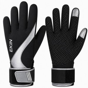 Gants de sports nautiques EKIN, doigts entiers, antidérapants, respirants, sangle de poignet réglable, compatibles avec les écrans tactiles, unisexe, toutes saisons - Product Image 1