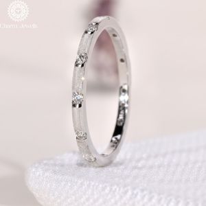 Charm Jewells Moissanite Cushion Cut Engagement <b>Ring</b> 925 Silver Rhodium Plated Prong Setting IGI Certified Classic Wedding <b>Ring</b> - Product Image 1