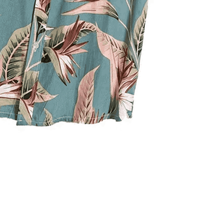 Camisas de Playa de Manga Corta 100% Algodón con Logotipo Personalizado, Servicio OEM, Ropa para Hombre 2026, Venta al Por Mayor, Cuello Redondo, Cierre de un Botón, Felpa Sólida - Product Image 3