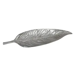 Bandeja de Servir de Cerámica Ecológica con Acabado Dorado Moderno para un Estilo de Hogar Contemporáneo, Estilo Americano, Grande y Elegante para Buffet - Product Image 1