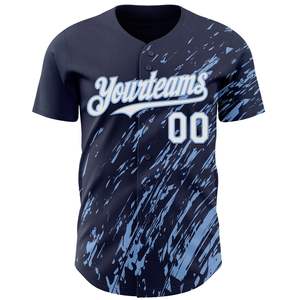 Camiseta de Béisbol Personalizada para Adultos, Impresión por Transferencia de Calor, Transpirable, Cuello Redondo, Tirantes en T, Manga Corta, Uniforme Deportivo Unisex para Equipos, 100% - Product Image 6