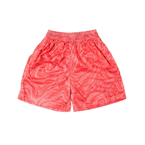 Shorts de bain pour hommes en toile unie, fabriqués en usine, avec logo personnalisé, style streetwear décontracté, fermeture à cordon, séchage rapide, vente en gros - Product Image 1