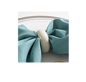 Decoración de Mesa Moderna y Minimalista, Servilletero de Estilo Jade Pulido de Lujo, Accesorios de Comedor Sencillos y Elegantes - Product Image 1