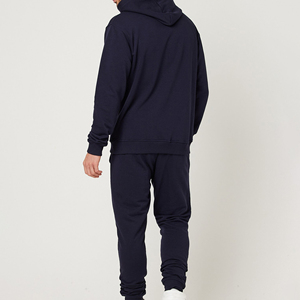 Survêtements de sport 100 % coton pour hommes, personnalisables avec logo imprimé, ensembles à capuche pour l'hiver – Vente en gros - Product Image 2