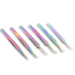 Pinzas de Alta Calidad Resistentes a la Oxidación para Extensión de Pestañas con Puntas Ultrafinas, Ideales para Artistas de Pestañas y Entusiastas del Maquillaje - Product Image 2