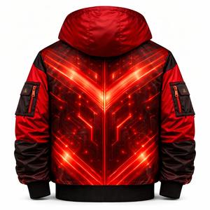 Blouson Bomber Unisexe Tendance en Gros, Veste Coupe-Vent Techwear, Fabrication Directe Usine Pakistan, OEM, Marque Privée - Product Image 2