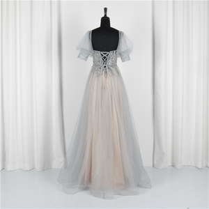 Vestido de Fiesta de Último Diseño, Vestidos de Noche Elegantes para Mujer, Vestidos de Gala con Mangas - Product Image 2