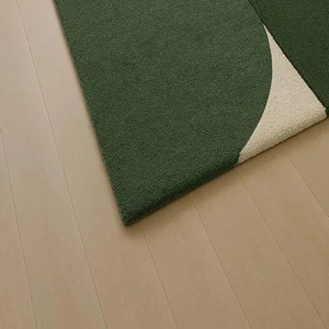 Tapis en laine verte de luxe, tapis moderne abstrait tufté à la main, tapis de qualité supérieure pour salon, chambre à coucher, chambre d'enfant, décoration intérieure - Product Image 6